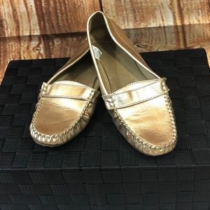 Old Navy Solid Gold loafers women’s flats sz 9